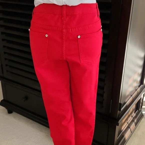 Venus Women's Red Skinny Jeans - Picture 5 of 6